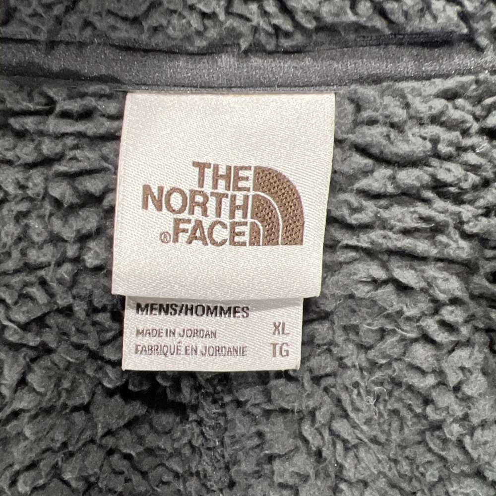 The North Face Campshire Jacket Men's XL Sherpa Fleece Full Zip High Pile Olive - Picture 8 of 16